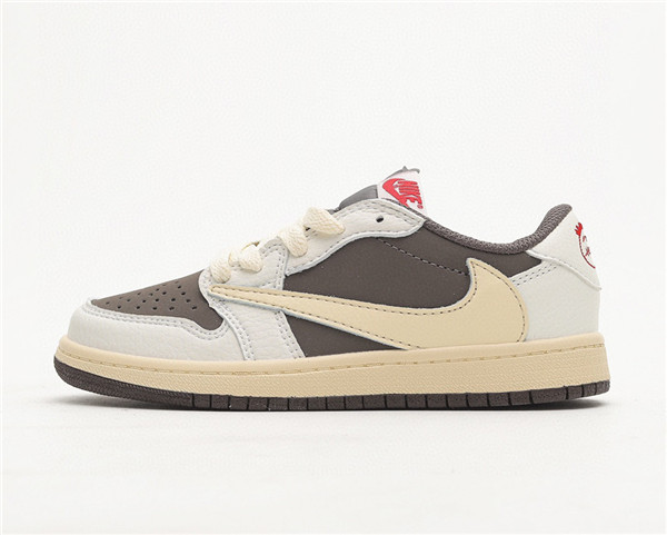 Youth Running Weapon Air Jordan 1 Brown Low Top Shoes 0053 Youth Running Weapon Air Jordan 1 Brown Low Top Shoes 0053